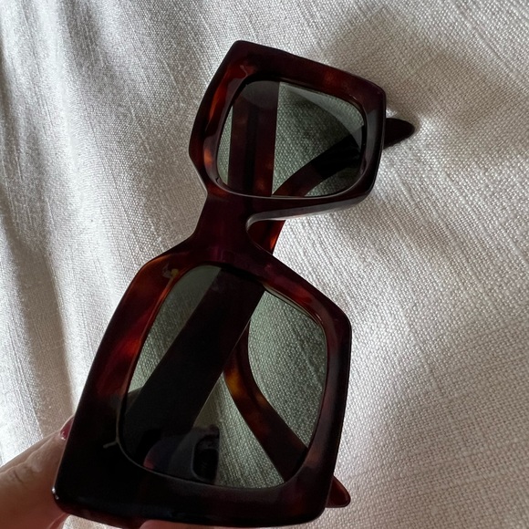Celine Cat Eye Brown Tortoise Sunglasses - Picture 6 of 6
